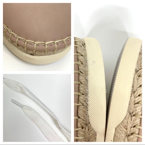 Universal Thread Shaelyn Espadrille Tan Lace Up Boho Sneaker With Memory Foam - Picture 14 of 16